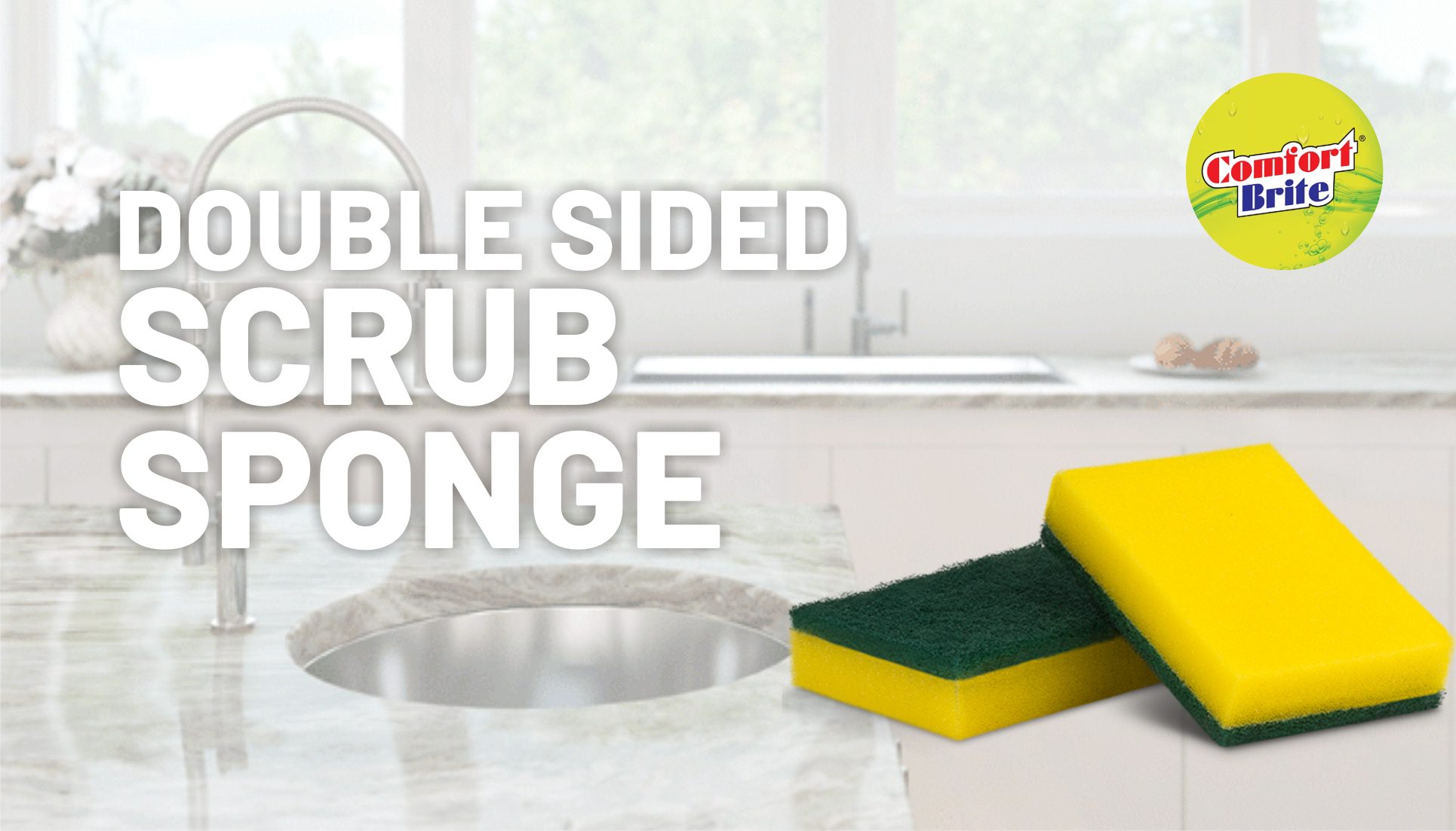 Double Sided Scrub Sponge